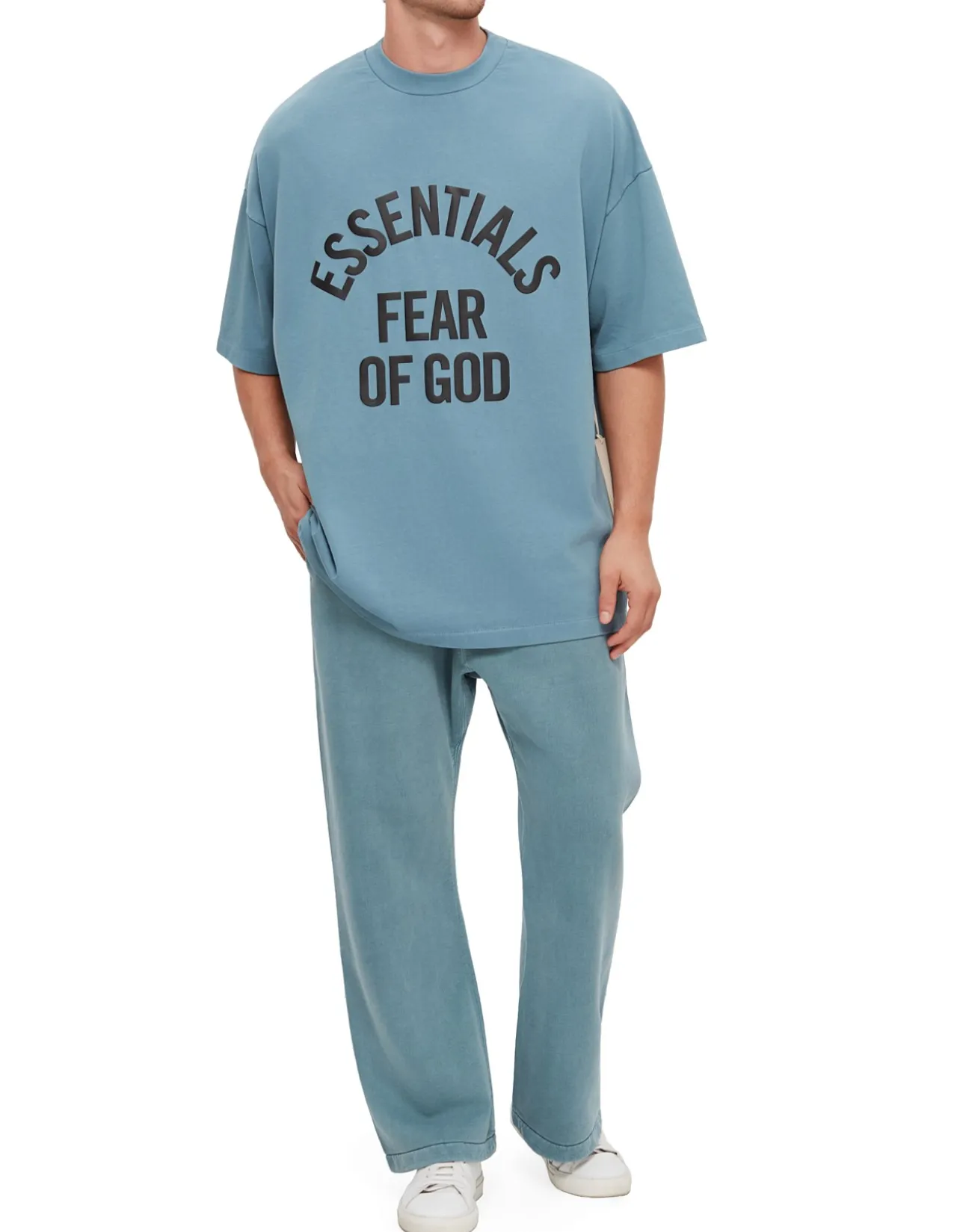 Essentials Flare Sweatpant Faded Coastal