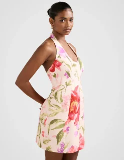 ESTHER PETITE U-NECK MINI DRESS