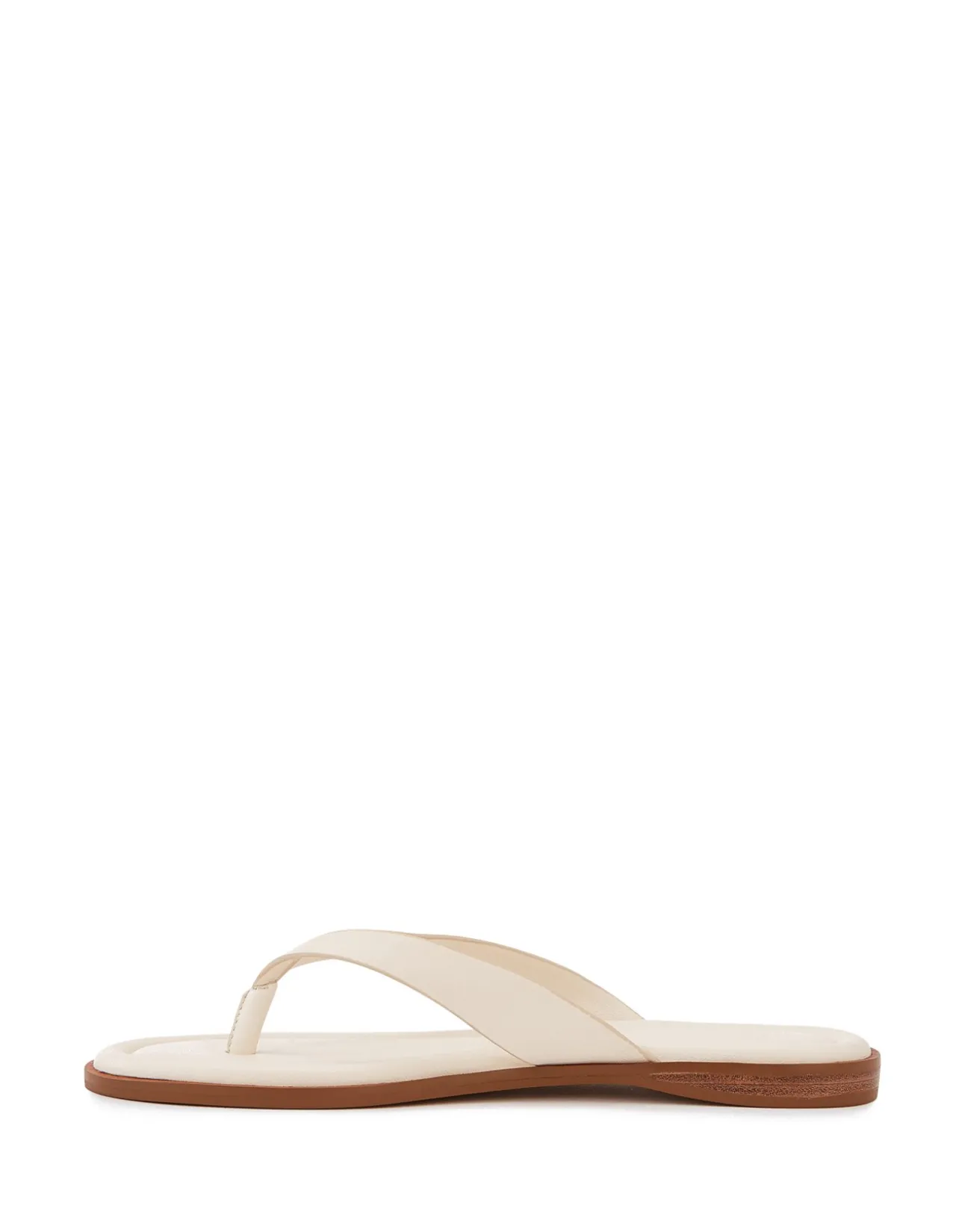 Ethel Vintage Ivory Leather Thong