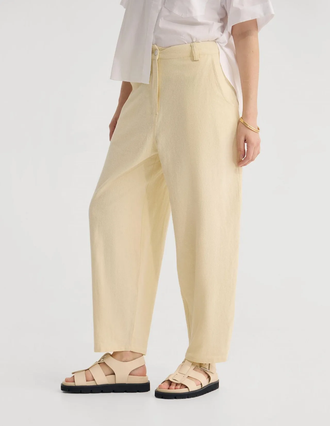 ETTA BARREL LEG PANT