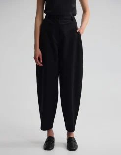 ETTA BARREL LEG COTTON PANT