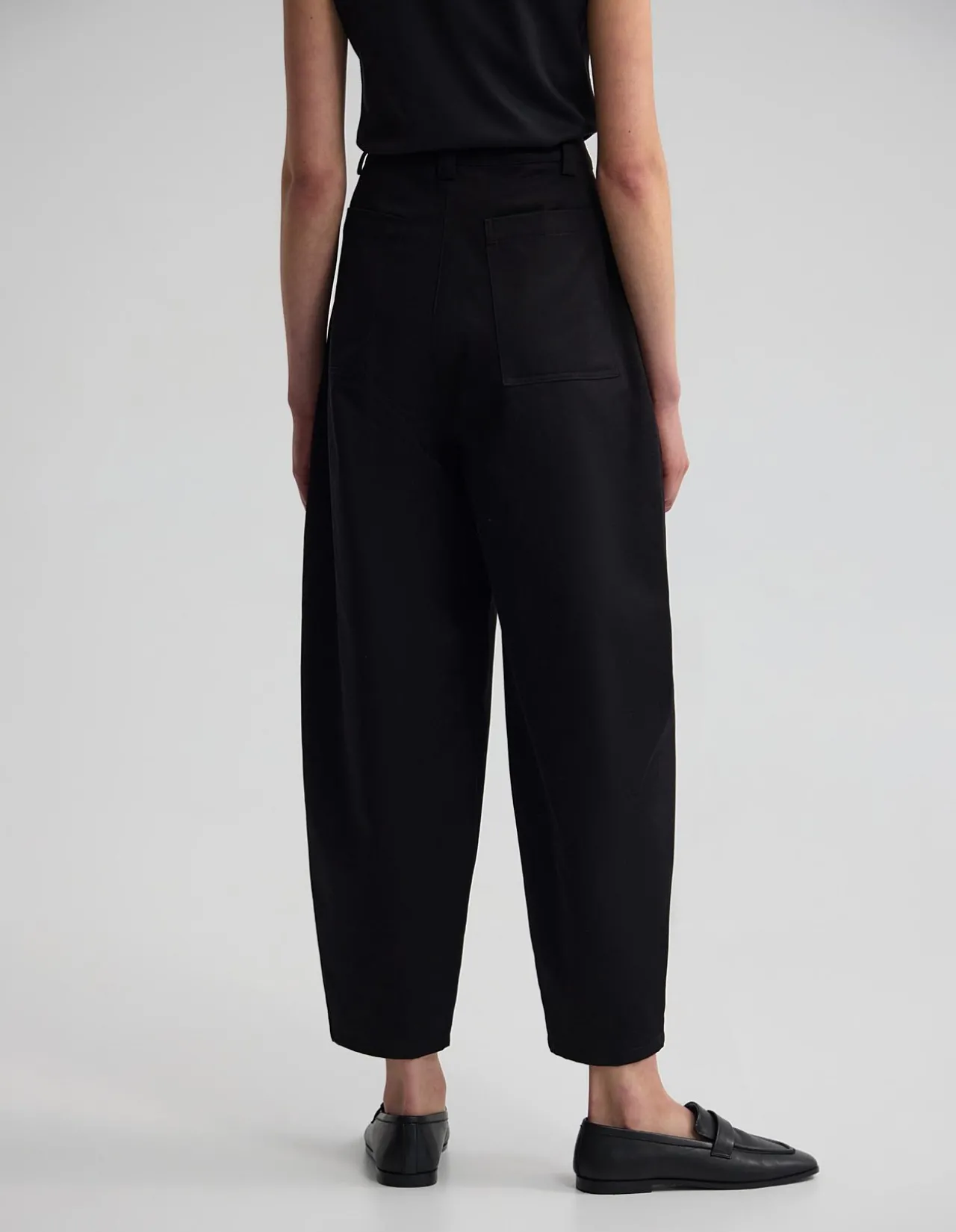 ETTA BARREL LEG COTTON PANT