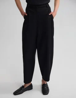 ETTA BARREL LEG COTTON PANT