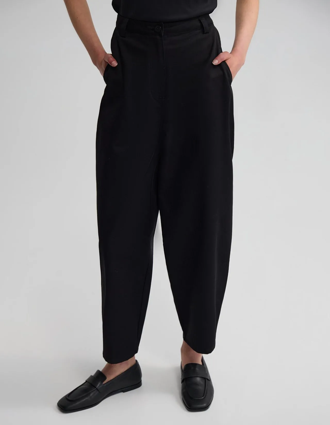 ETTA BARREL LEG COTTON PANT