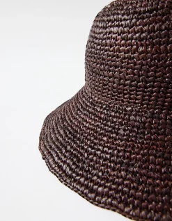 ETTA RAFFIA BUCKET HAT