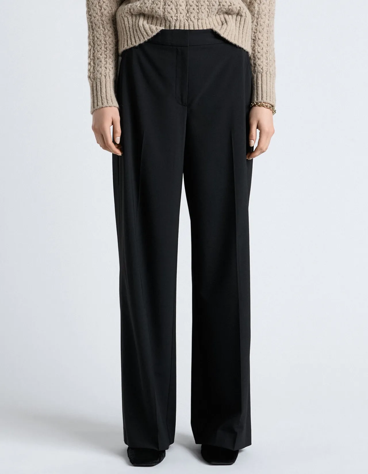 EUROPEAN STRETCH SUITING STRAIGHT LEG PANT