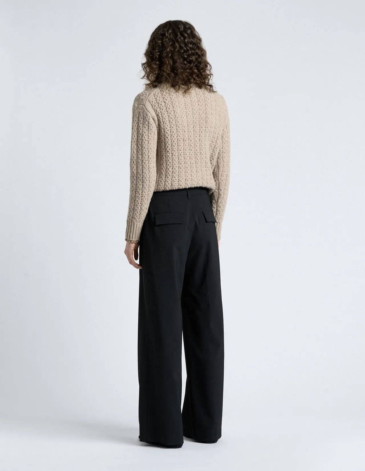 EUROPEAN STRETCH SUITING STRAIGHT LEG PANT