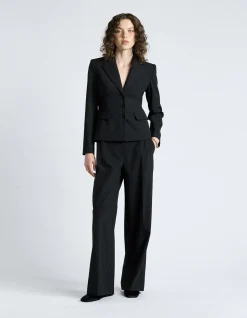 EUROPEAN STRETCH SUITING STRAIGHT LEG PANT