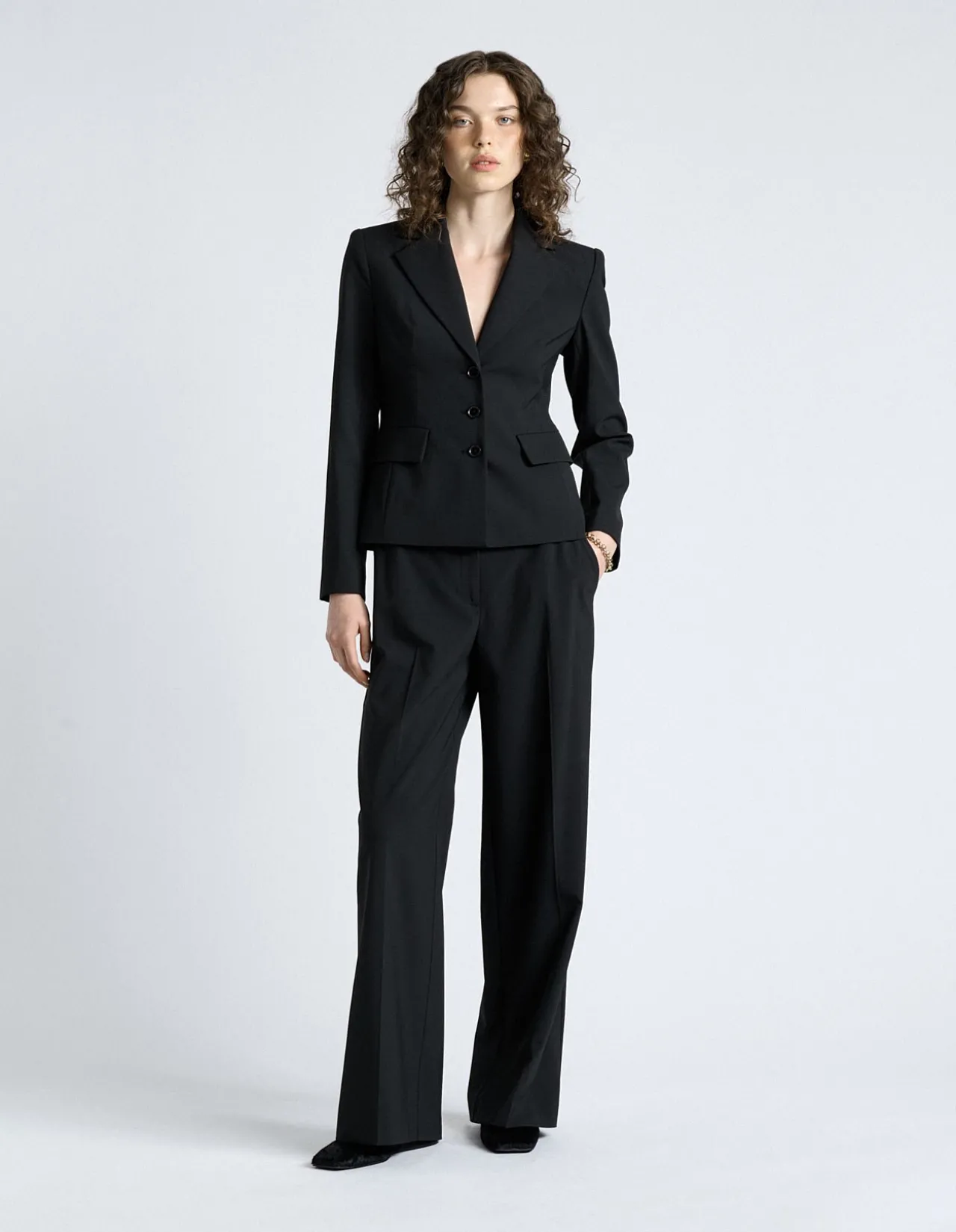 EUROPEAN STRETCH SUITING STRAIGHT LEG PANT