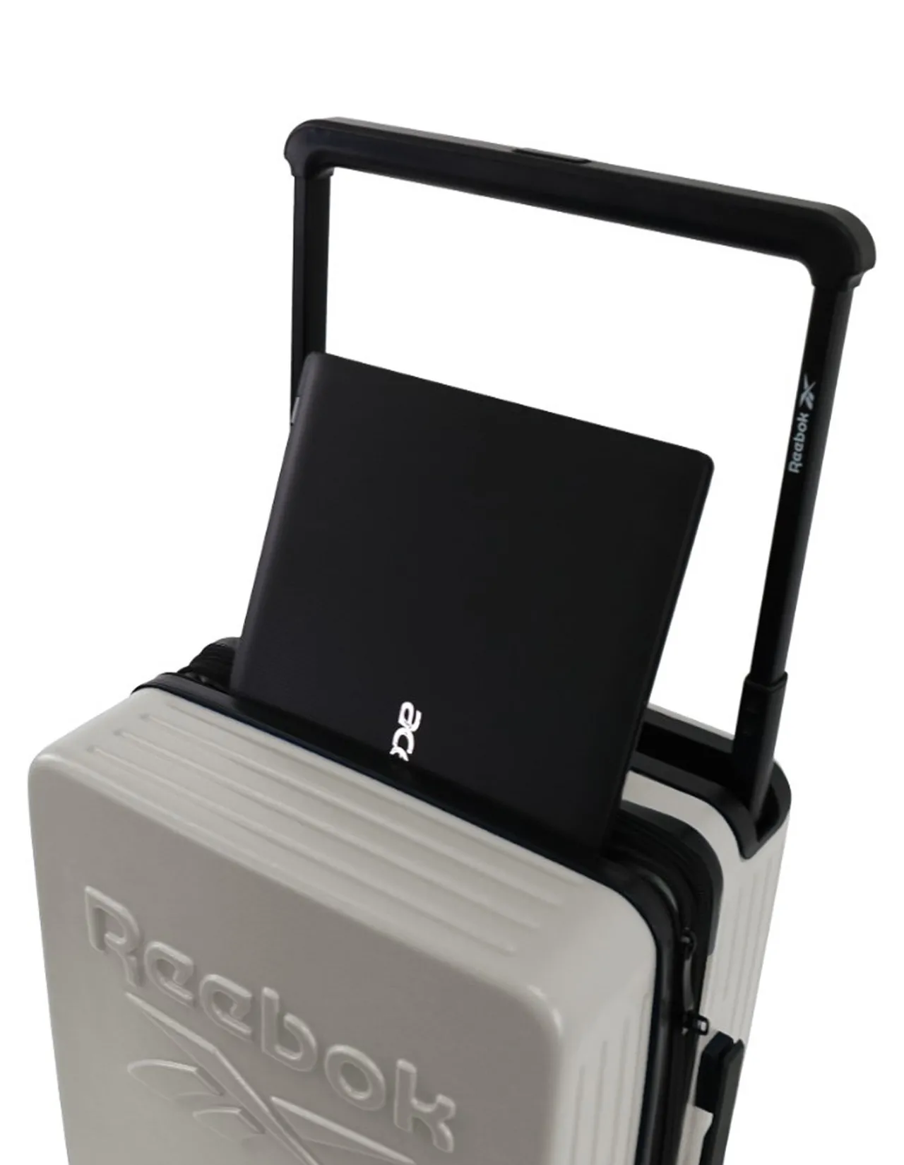 Expedition 54cm Expandable Small Carry-On Suitcase White