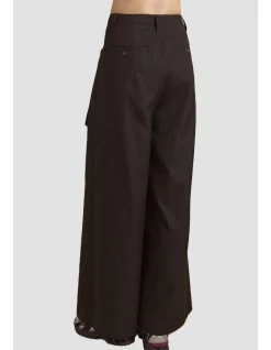 FABIA WRAP WAIST WIDE LEG PANTS