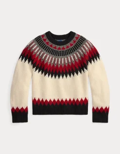 FAIR ISLE WOOL-CASHMERE SWEATER
