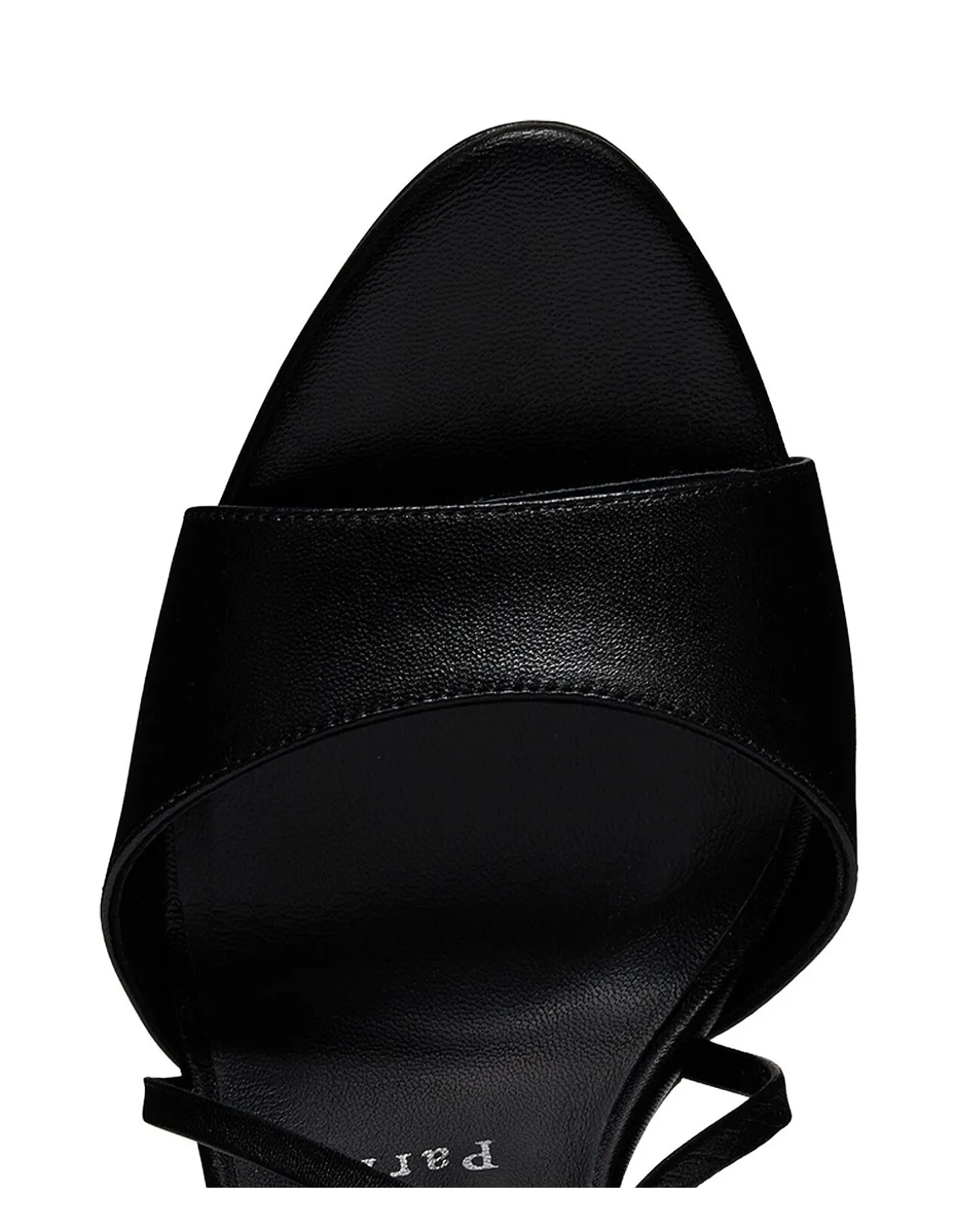 FANNY RANDA 100MM LINING BLACK SANDALS