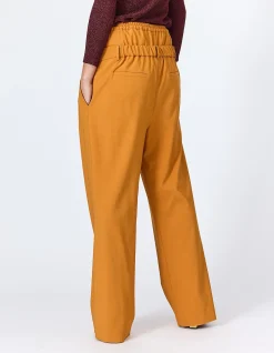 FAUX RISE PANT IN MARIGOLD