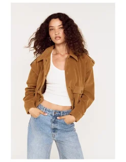FAYE FAUX SUEDE JACKET