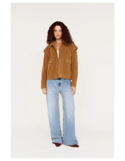 FAYE FAUX SUEDE JACKET