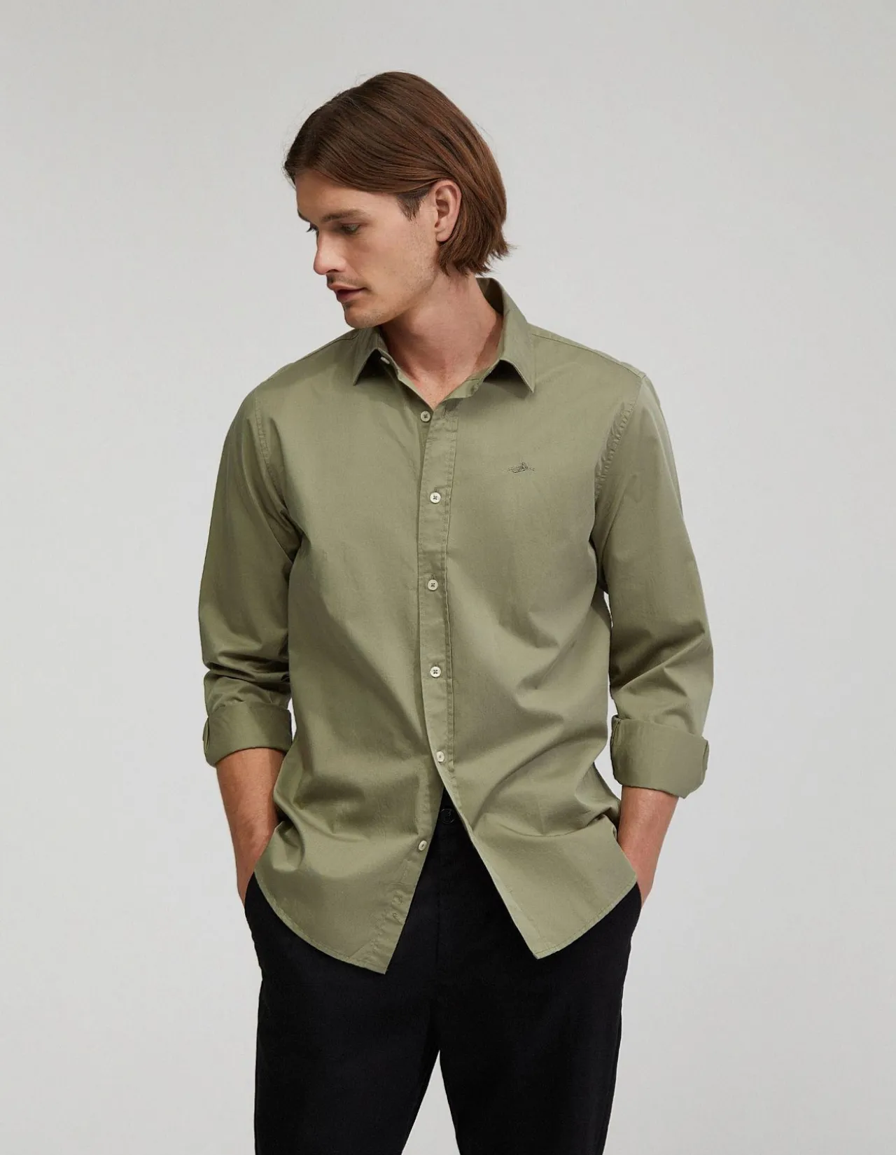 FERGUS FINE TWILL COTTON SHIRT