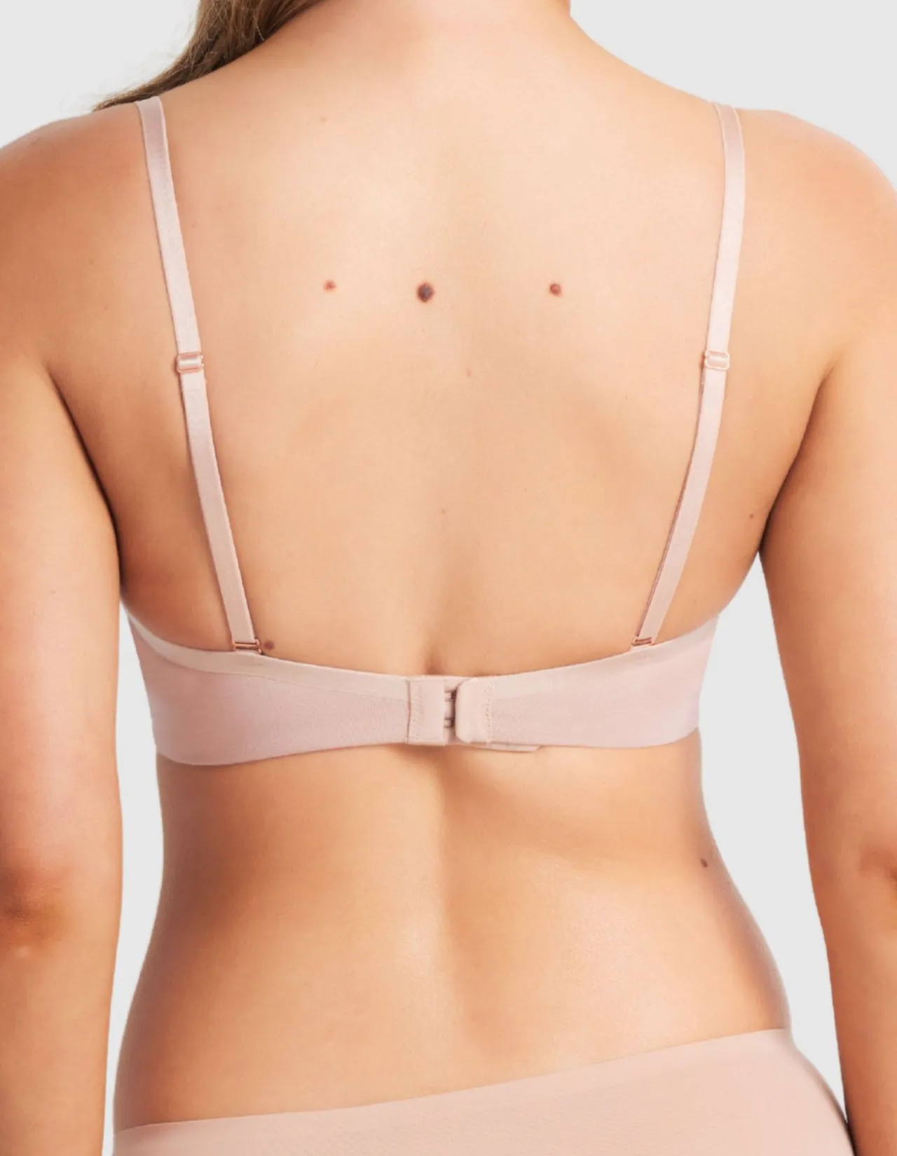 Fine Lines Cotton Plunge Bra