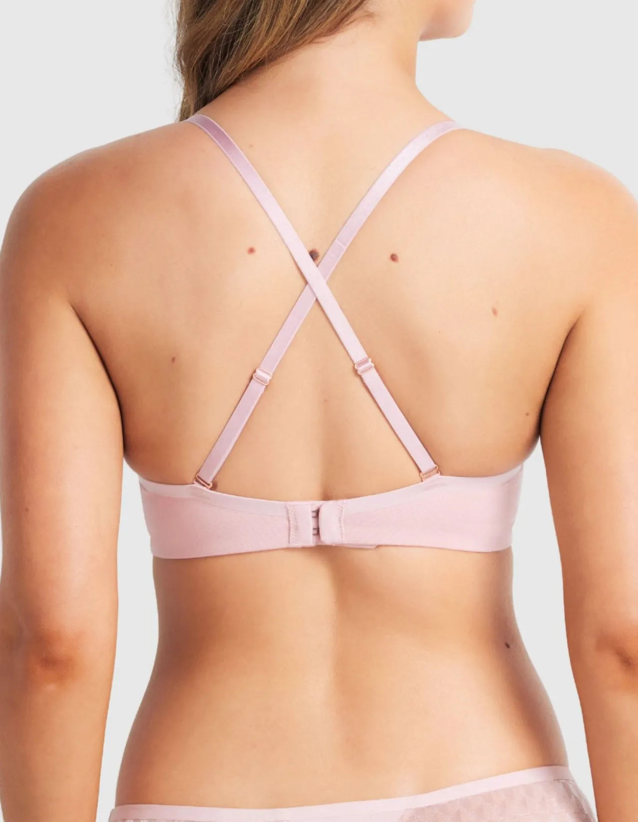Fine Lines Cotton Plunge Bra