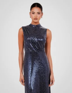 FINN HIGH NECK MAXI DRESS