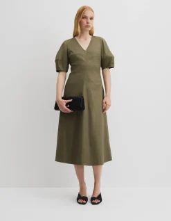 Fit and Flare Midi Dress