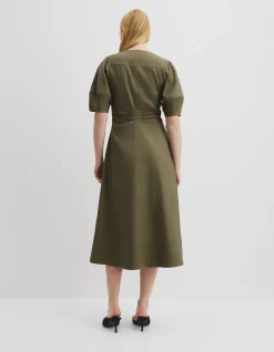 Fit and Flare Midi Dress