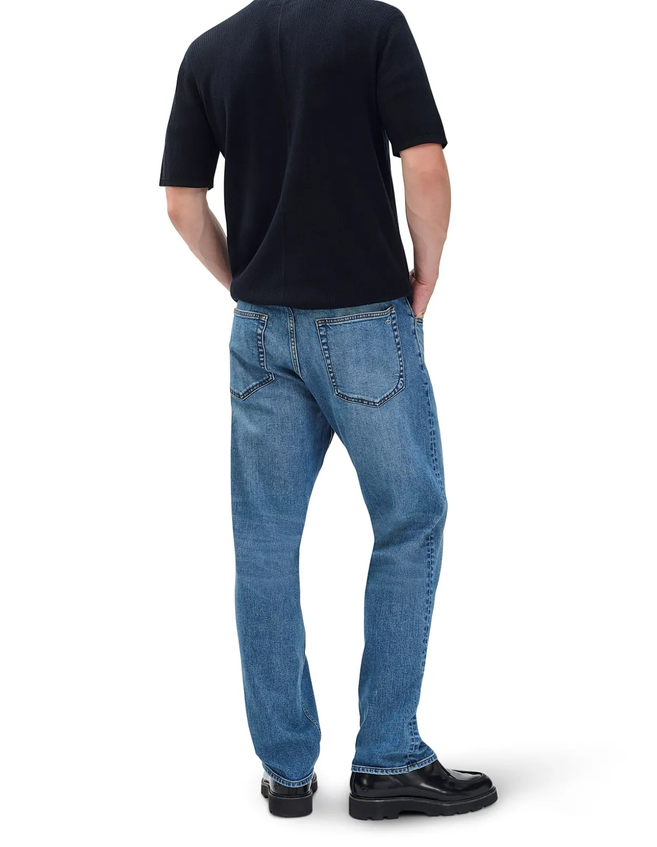 Fit 4 Authentic Stretch Straight Leg Jeans