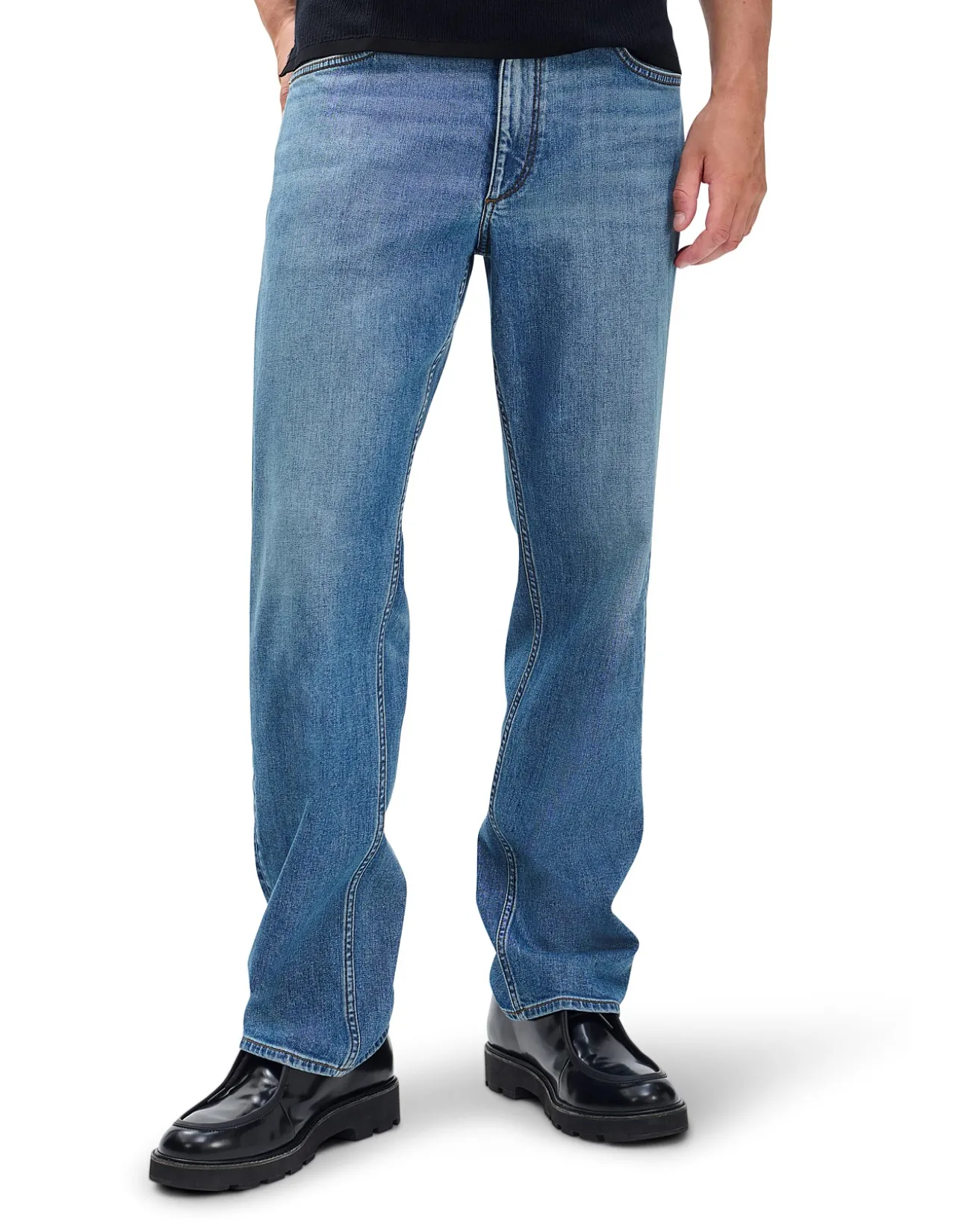 Fit 4 Authentic Stretch Straight Leg Jeans