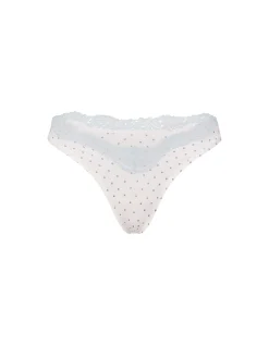FITS EVERYBODY LACE DIPPED THONG