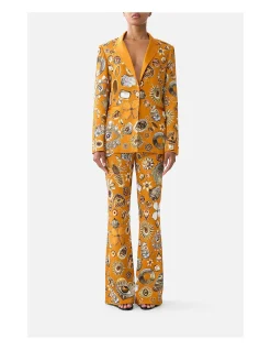 FLARE TROUSER WITH SEAM DETAIL