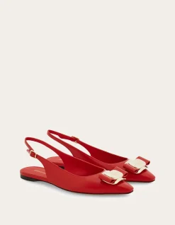 FLAT SLINGBACK WITH VARA BUCKLE