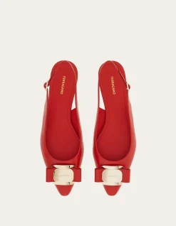 FLAT SLINGBACK WITH VARA BUCKLE