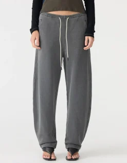 Fleece Barrel Leg Trackpant