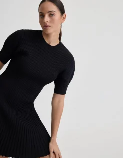 FLORENCE KNITTED PLEAT DRESS