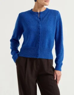 FLUFFY KNIT CARDIGAN
