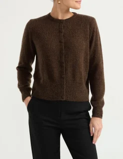 FLUFFY KNIT CARDIGAN