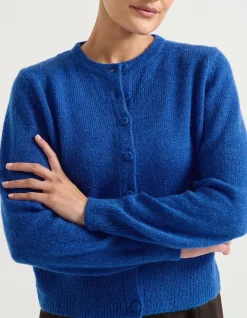 FLUFFY KNIT CARDIGAN