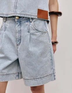 Flynn Longline Denim Short