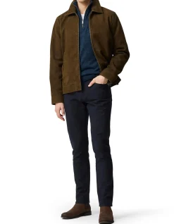 FORTROSE 1/4 ZIP KNIT - MIDNIGHT