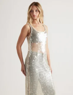 FRANKIE SEQUIN MAXI DRESS