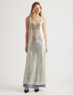 FRANKIE SEQUIN MAXI DRESS