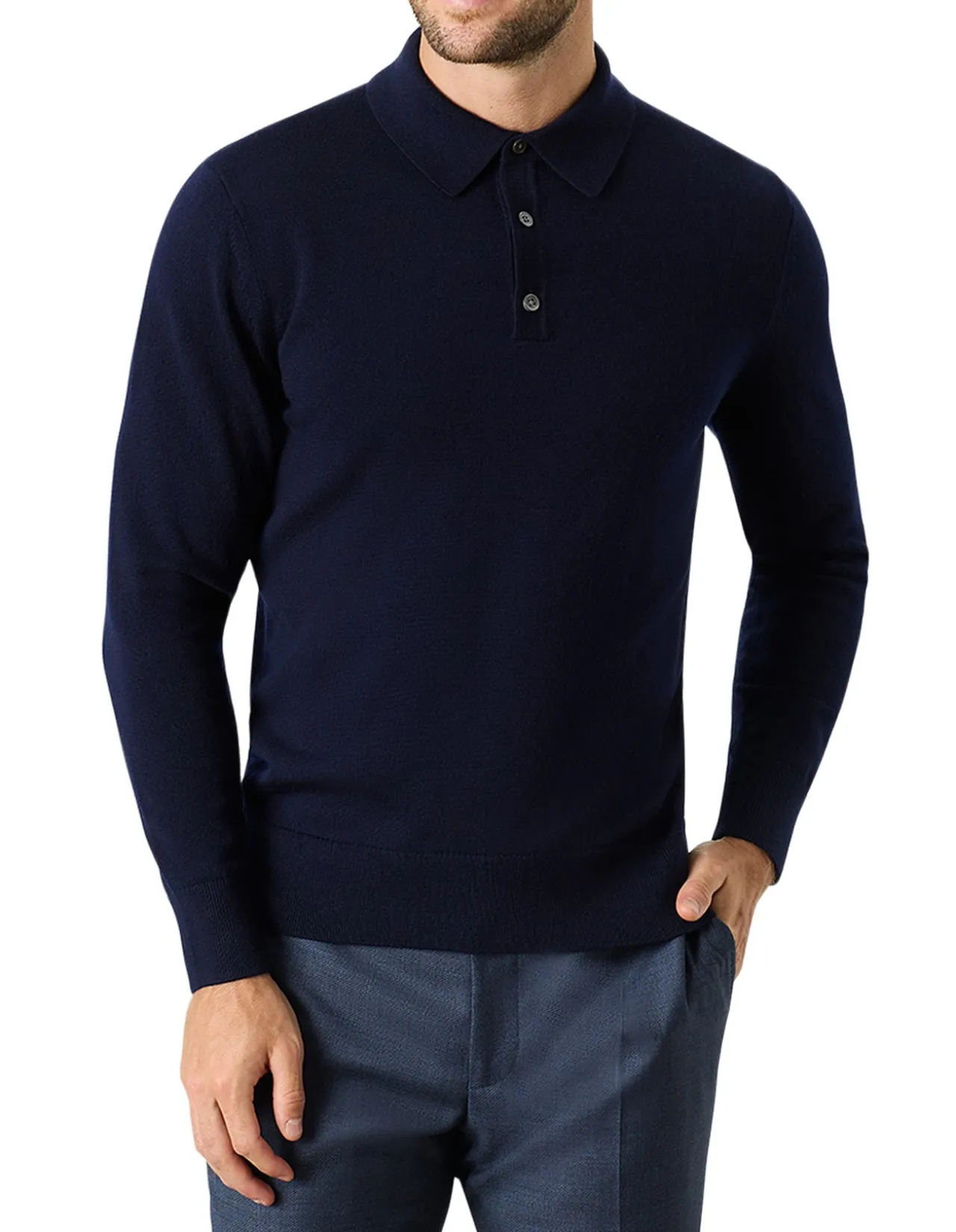 FRASER ASHBY POLO KNIT