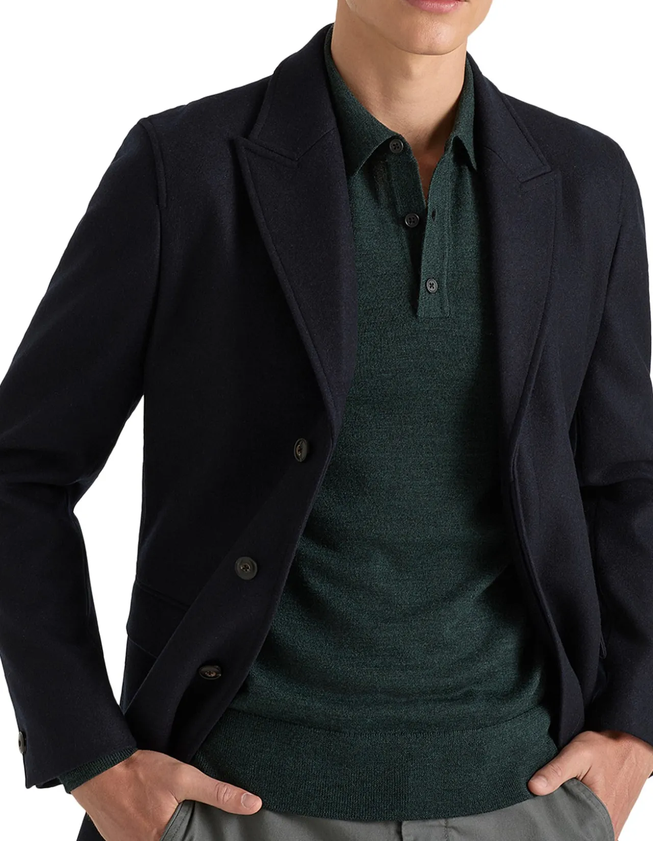 FRASER ASHBY POLO KNIT