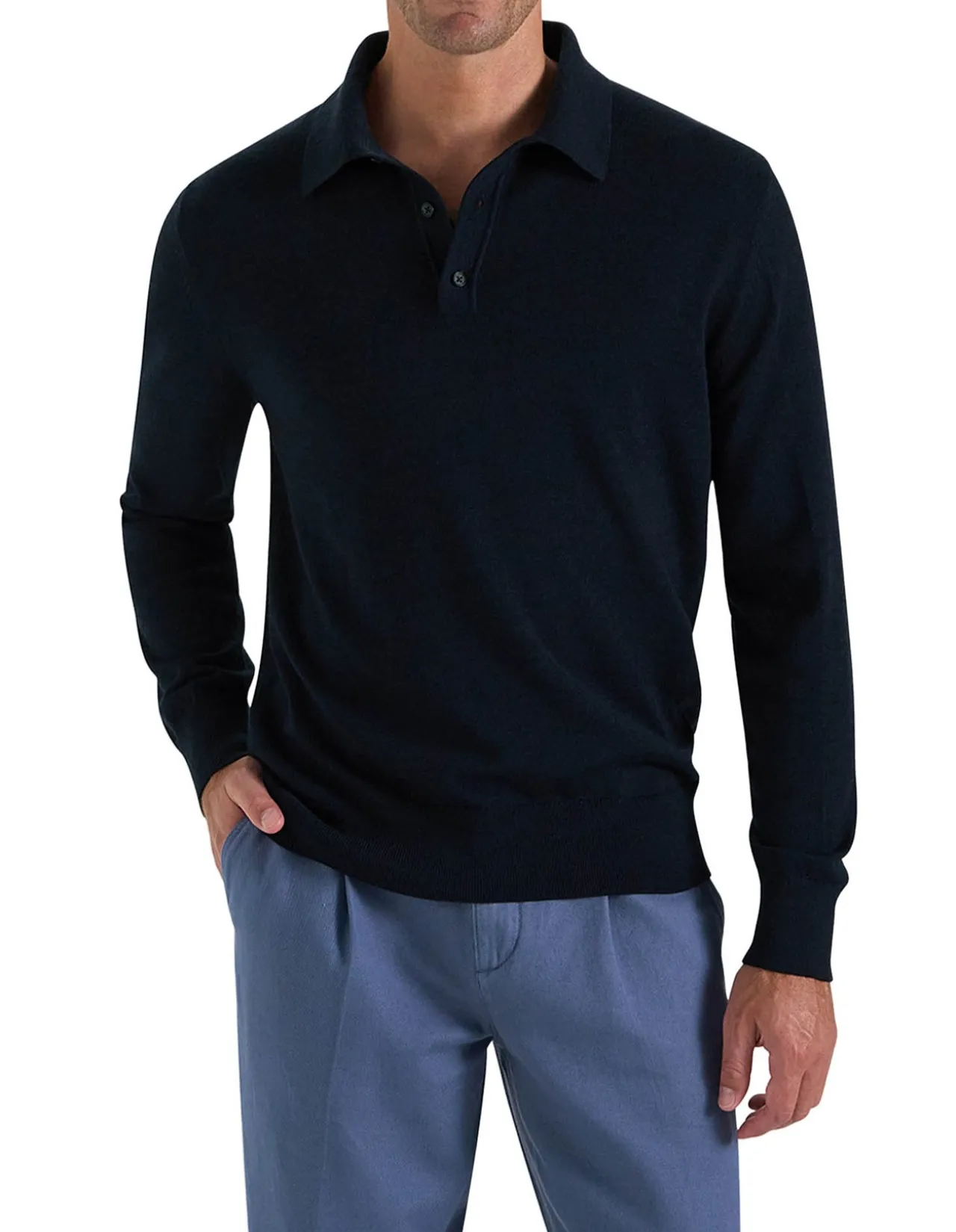 FRASER MERINO KNIT POLO