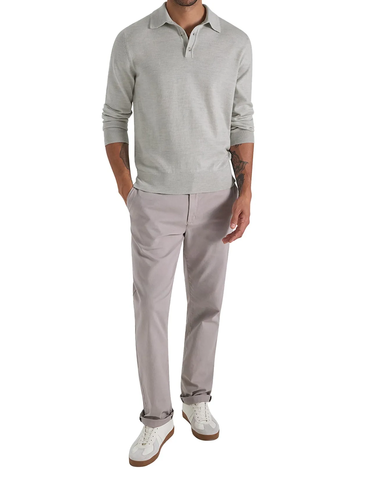 FRASER MERINO KNIT POLO