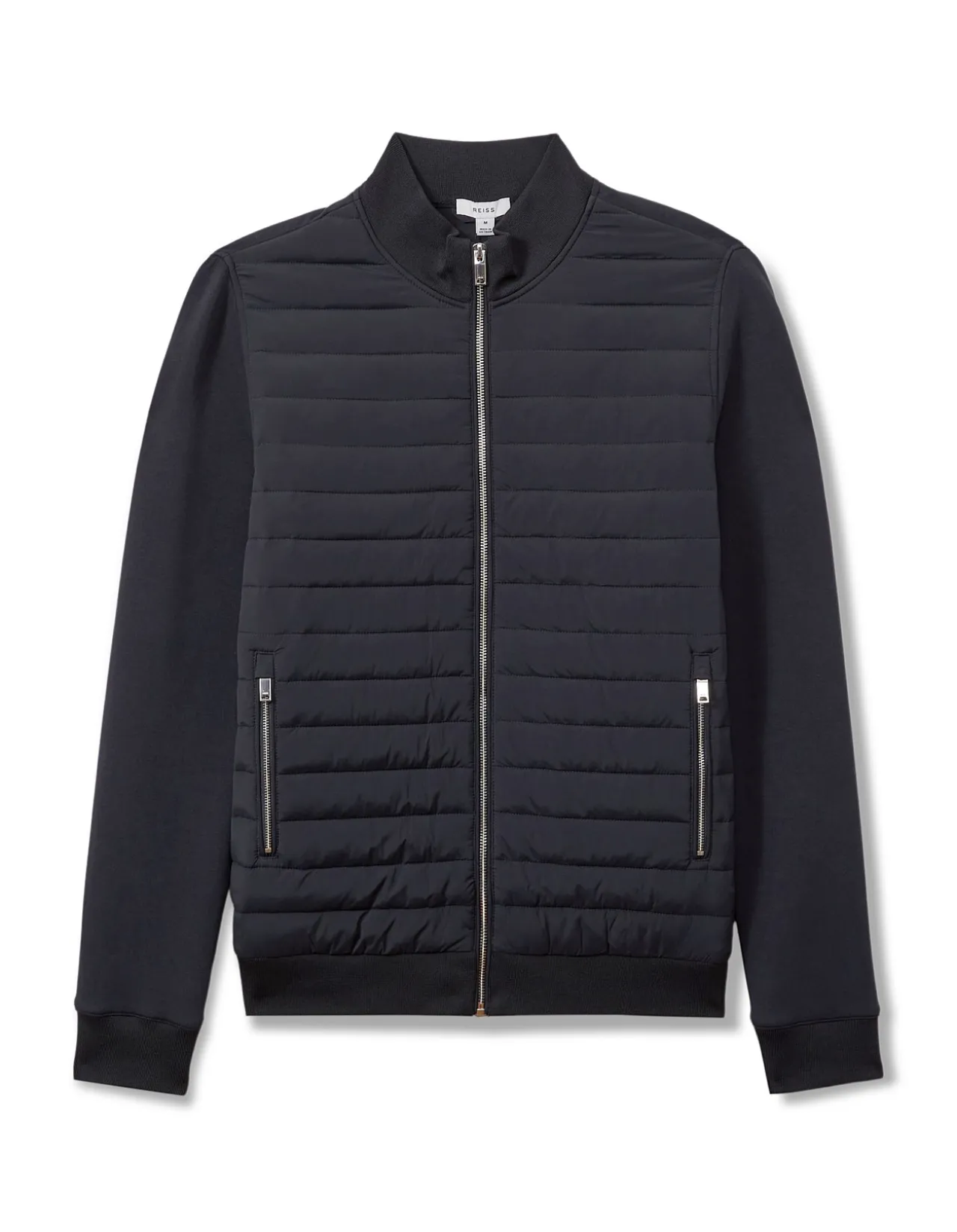 FREDDIEINTERLOCK QUILTED FUNNEL HYBRID JACKET