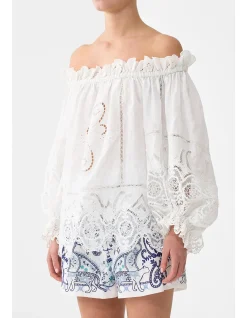 FRILL OFF SHOULDER TOP