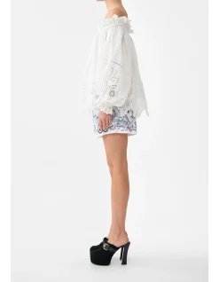 FRILL OFF SHOULDER TOP