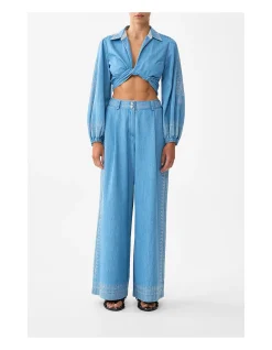 FULL LENGTH WIDE LEG TROUSER