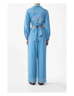 FULL LENGTH WIDE LEG TROUSER